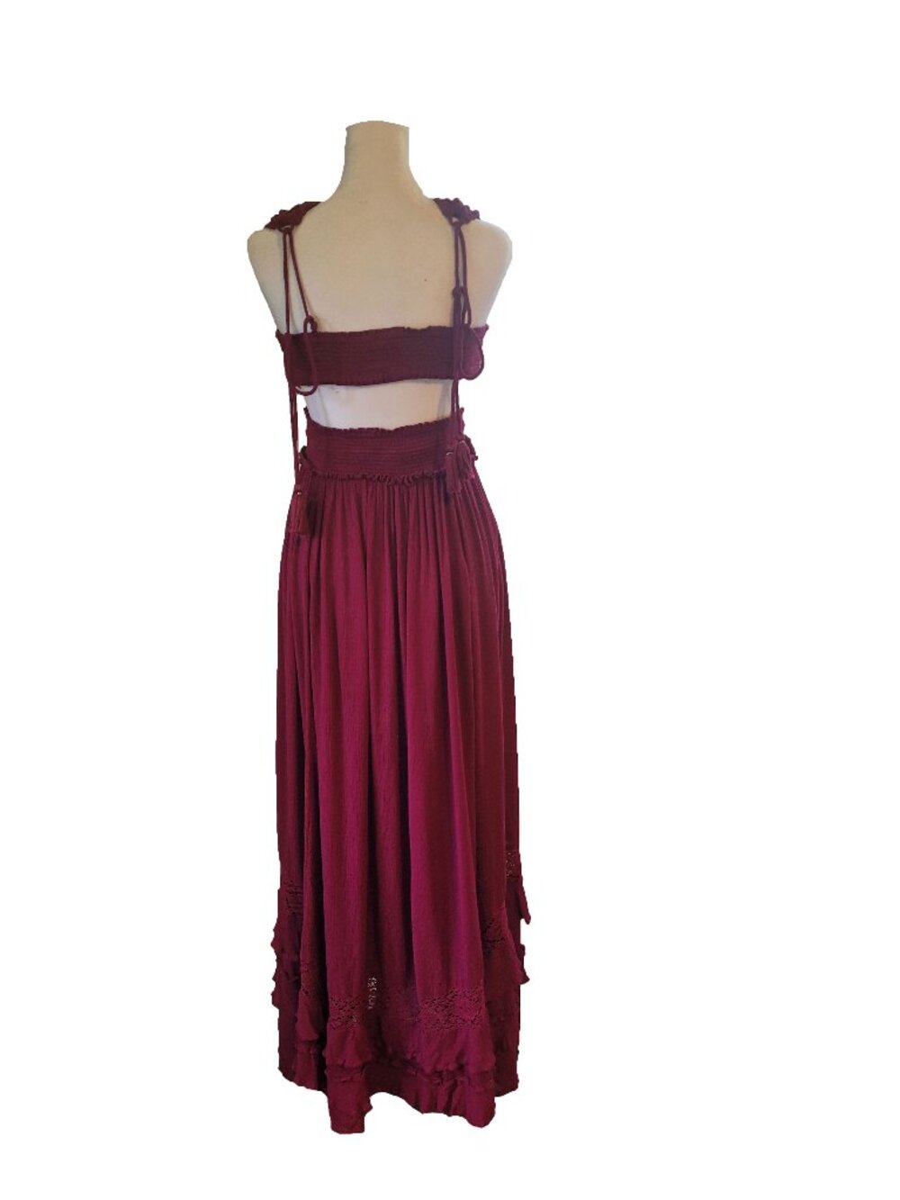 Free People Santa Maria Maxi Dress Size S - Picture 5 of 10
